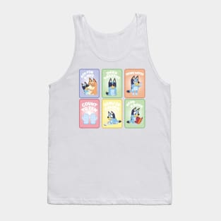 Bluey Card Collection Tank Top